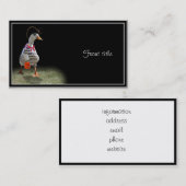 海賊アヒルの計略または治療の時間 名刺 (正面/裏面)