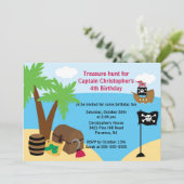 海賊アホイ·メイツ誕生日パーティーの招待 招待状 (スタンド正面)