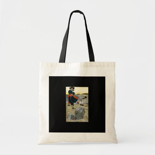 海賊アート トートバッグ (正面)