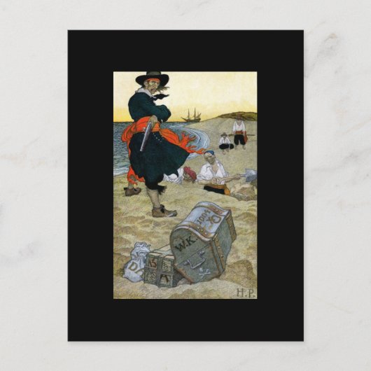 海賊アート ポストカード (正面)