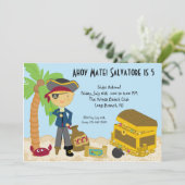 海賊オンアンアイランド誕生日招待状 招待状 (スタンド正面)