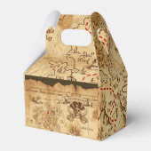 海賊オールドヴィンテージ宝石地図バースデーパーティー フェイバーボックス (裏面サイド)