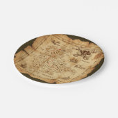 海賊オールドヴィンテージ宝石地図バースデーパーティー ペーパープレート (アングル)