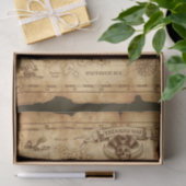 海賊オールドヴィンテージ宝石地図バースデーパーティー 薄葉紙 (ギフト)