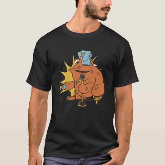 海賊カエル歌う Tシャツ (正面)