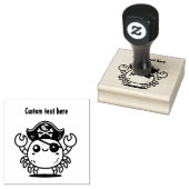 海賊カニ ラバースタンプ (押印)