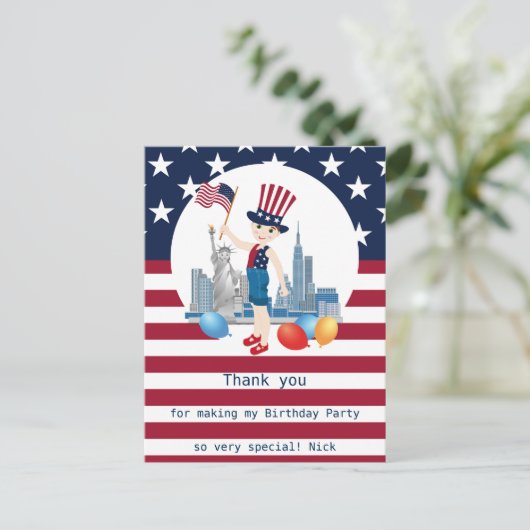 海賊ガールの宝地図で楽しい誕生日パーティー ポストカード (スタンド正面)