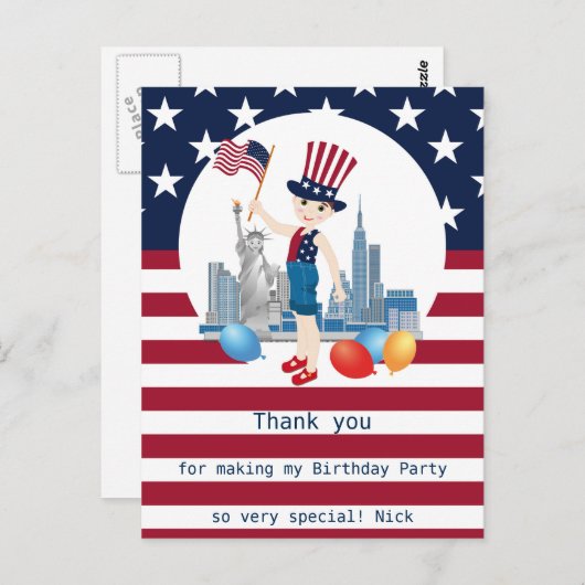 海賊ガールの宝地図で楽しい誕生日パーティー ポストカード (正面/裏面)