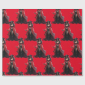 海賊ガールズバースデーパーティーテーマ ラッピングペーパー (フラット)