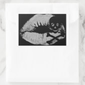 海賊キス 長方形シール (バッグ)