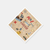 海賊キッズ海賊パーティー誕生日 スタンダードカクテルナプキン (角)