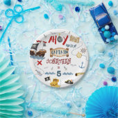 海賊キッズ海賊パーティー誕生日 ペーパープレート (パーティー)