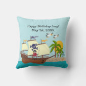 海賊キッド誕生日パーティー クッション (裏面)