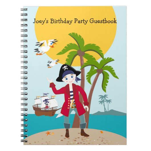 海賊キッド誕生日パーティー ノートブック (正面)