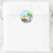 海賊キッド誕生日パーティー ラウンドシール (バッグ)