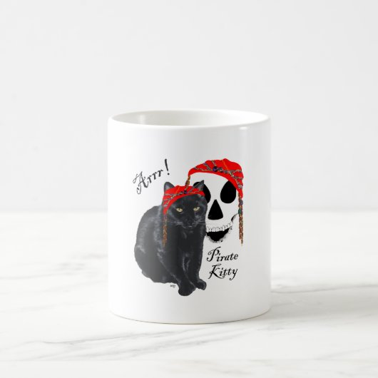 海賊キティ 黒猫 コーヒーマグカップ (中央)