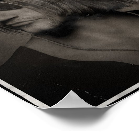 海賊キャプテンポートレート-アンティーク効果 ポスター (角)