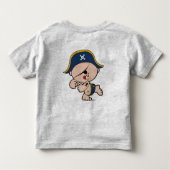 海賊キャプテンライトTシャツ トドラーTシャツ (裏面)