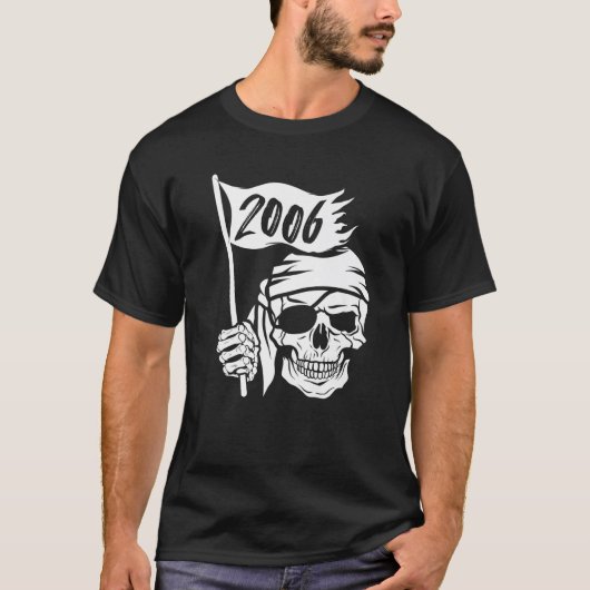 海賊キャプテン旗の衣装生まれと2006年 Tシャツ (正面)