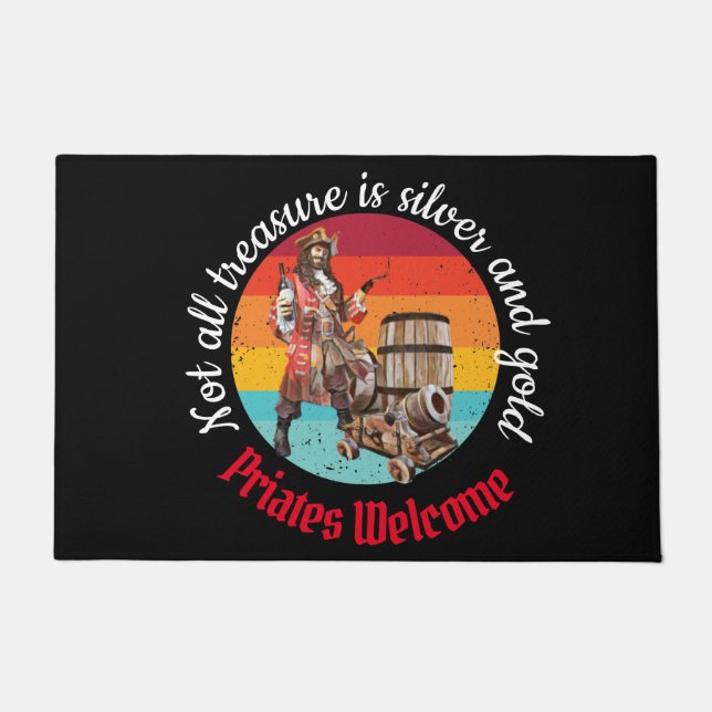 海賊キャプテン ドアマット (正面)