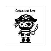 海賊キャラクター ラバースタンプ (インプリント)