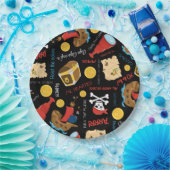 海賊ギフト紙プレート ペーパープレート (パーティー)