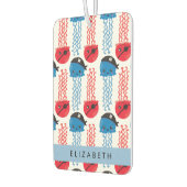 海賊クラゲクラゲ模様お名前 カーエアーフレッシュナー (左)