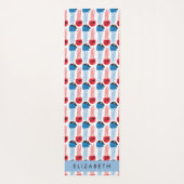 海賊クラゲクラゲ模様お名前 ヨガマット (裏面)