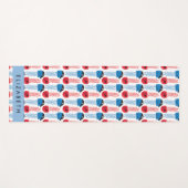 海賊クラゲクラゲ模様お名前 ヨガマット (正面(横))