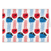 海賊クラゲ，クラゲ模様，海獣 (正面横)