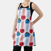 海賊クラゲ，クラゲ模様，海獣 エプロン (インサイチュ)