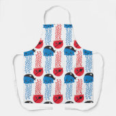 海賊クラゲ，クラゲ模様，海獣 エプロン (正面)