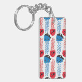 海賊クラゲ，クラゲ模様，海獣 キーホルダー (正面左)