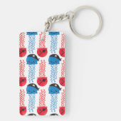 海賊クラゲ，クラゲ模様，海獣 キーホルダー (裏面)