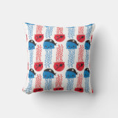 海賊クラゲ，クラゲ模様，海獣 クッション (正面)