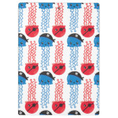 海賊クラゲ，クラゲ模様，海獣 クリップボード (裏面)