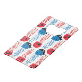 海賊クラゲ，クラゲ模様，海獣 クレジットカード栓抜き (裏面アングル)