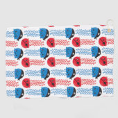 海賊クラゲ，クラゲ模様，海獣 ゴルフタオル (横)