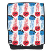 海賊クラゲ，クラゲ模様，海獣 バックパック (正面)