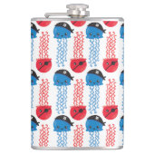 海賊クラゲ，クラゲ模様，海獣 フラスク (正面)