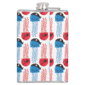 海賊クラゲ，クラゲ模様，海獣 フラスク (裏面)