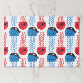 海賊クラゲ,クラゲ模様,海獣 ペーパーパッド