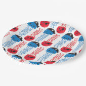 海賊クラゲ，クラゲ模様，海獣 ペーパープレート (アングル)