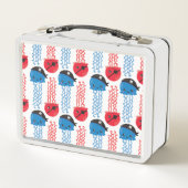 海賊クラゲ，クラゲ模様，海獣 メタルランチボックス (裏面)