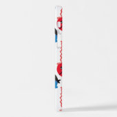 海賊クラゲ，クラゲ模様，海獣 iPhoneケース (左側面)