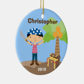 海賊クリスマスのオーナメント セラミックオーナメント (右)