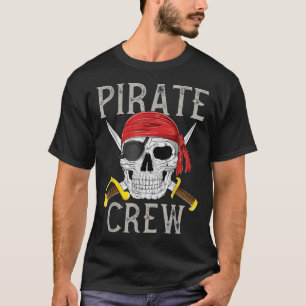 海賊クルーズジョリーロジャーフラッグスカルファミリーマッチング Tシャツ