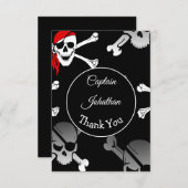 海賊クロスボーンサンキューカード サンキューカード (正面/裏面)