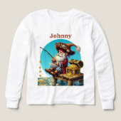 海賊クール好きカスタマイズ可能なトライブレンドシャツ (デザイン正面)