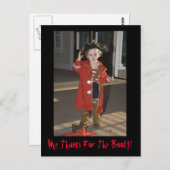 海賊サンキューカード感謝していよ俺が! ポストカード (正面/裏面)